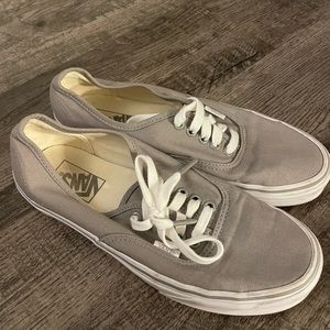 Vans Low Gray Sneakers Women’s Size 9 Men’s Size 7.5